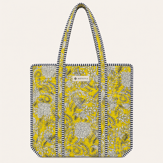 Sunlit Garden Tote (Medium with Zipper)