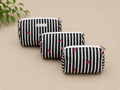 Sweetheart Stripes Toiletry Pouches (Set of 3)