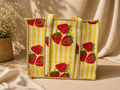 Strawberry Sunshine Tote (Small with Zipper)