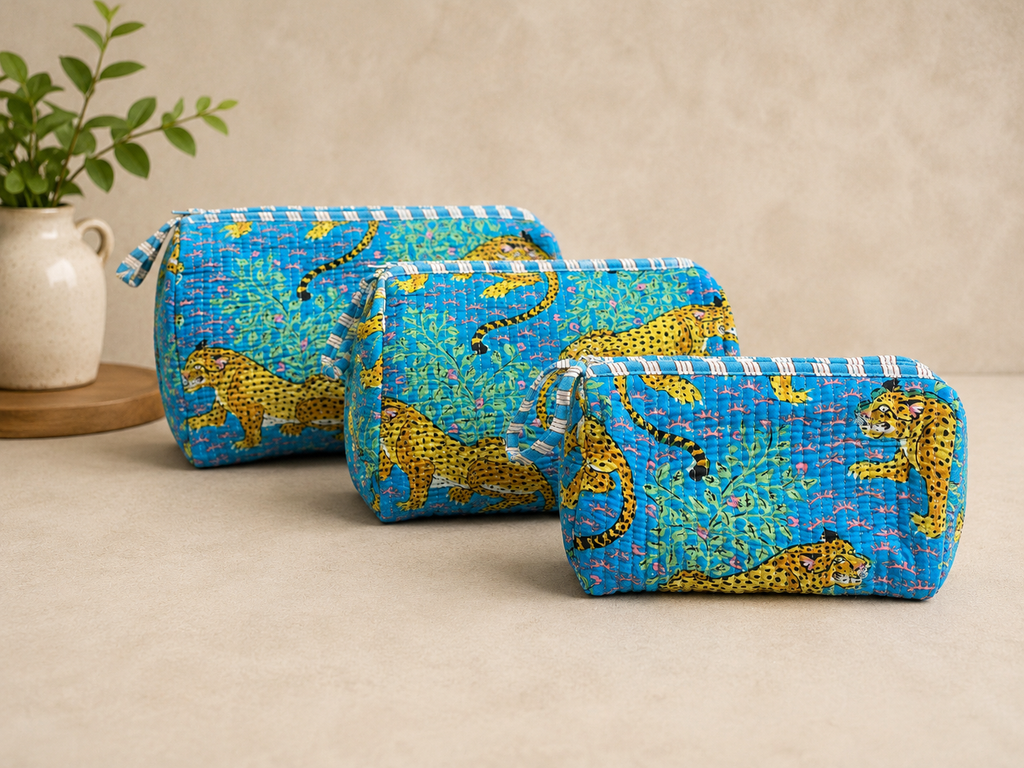 Jungle Mirage Toiletry Pouches (Set of 3)