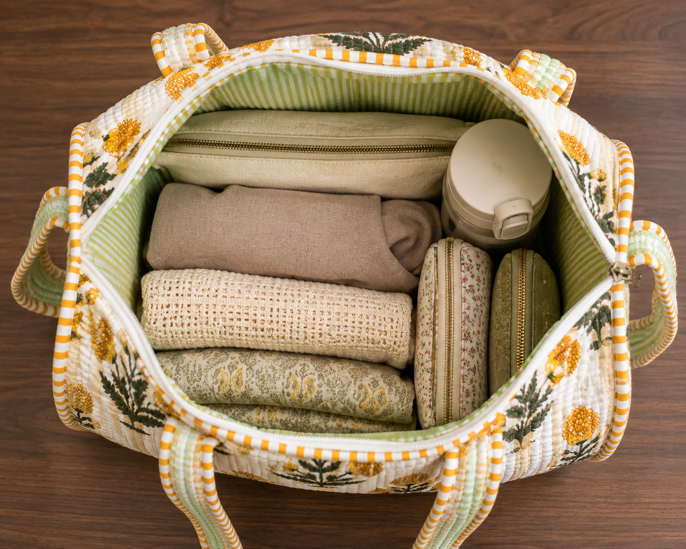Marigold Meadow Duffle
