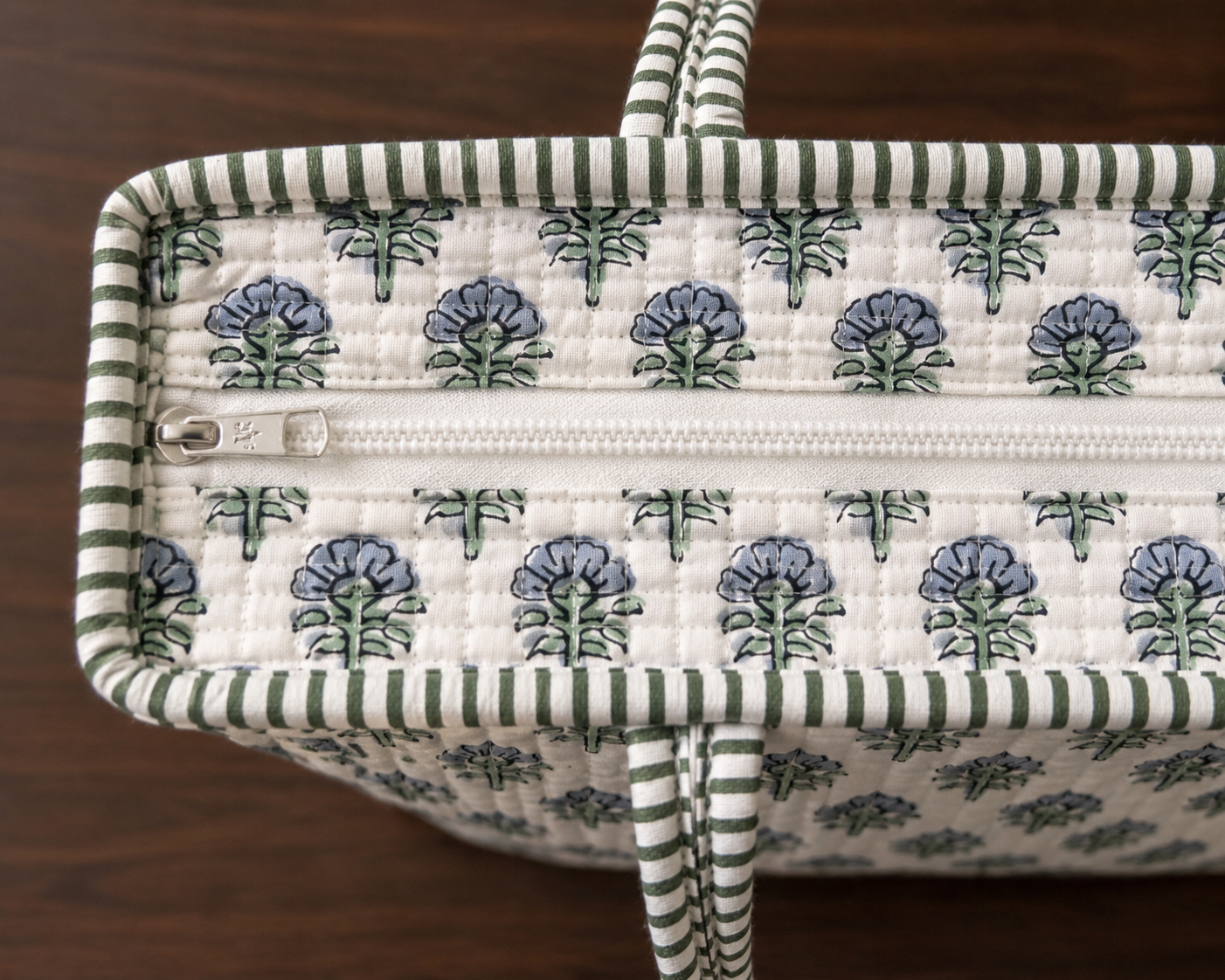 Bluebell Meadow Tote (Small with Zipper)