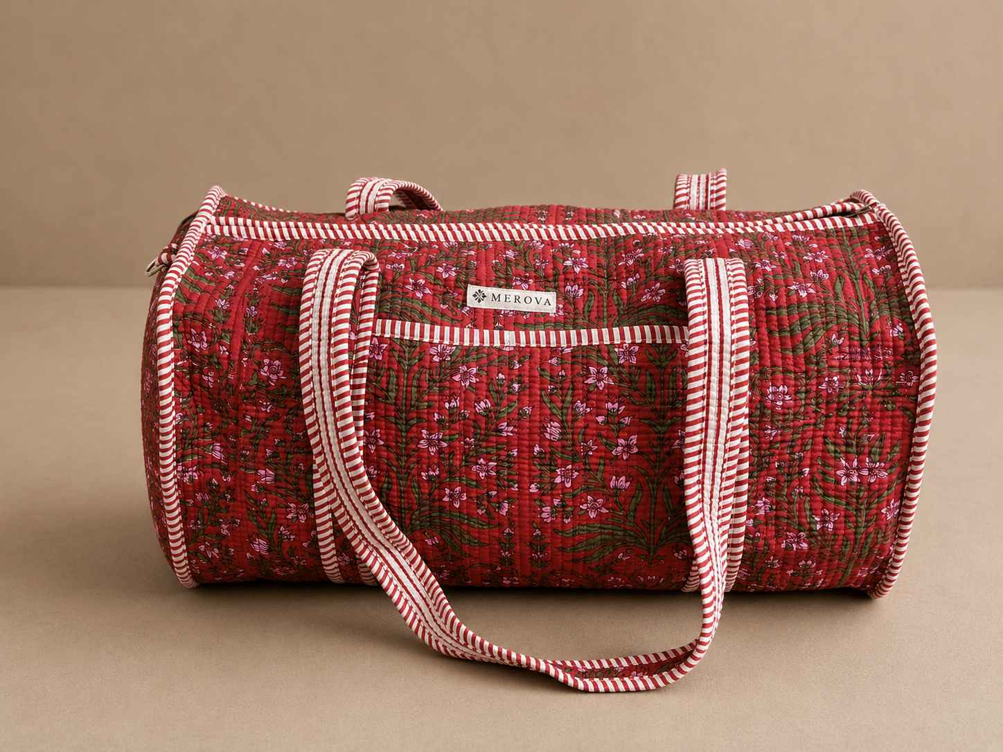 Crimson Bloom Duffle