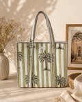 Olive Grove Tote (Medium with Zipper)
