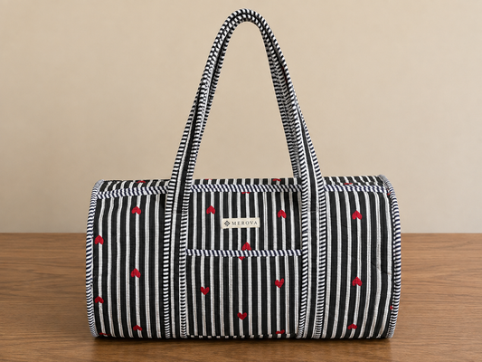 Sweetheart Stripes Duffle