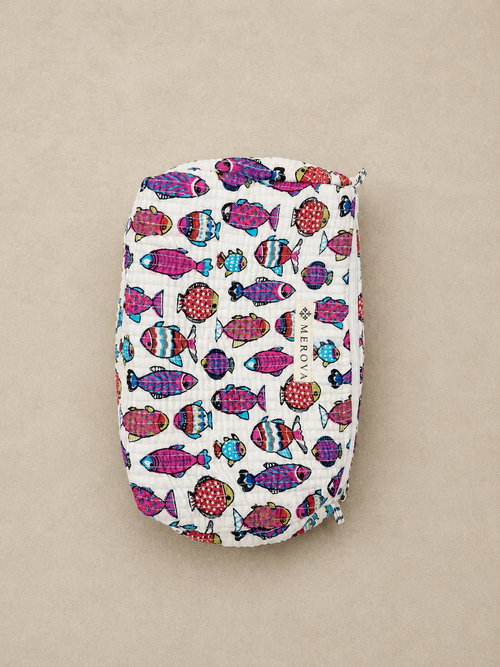 Candy Fish Toiletry Pouches (Set Of 3)